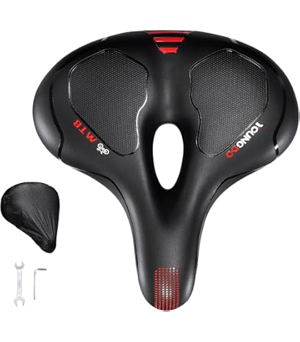Cloud-9 Cruiser Select Airflow ES Saddle Black Soft Vinyl Unisex Hybrid Bike