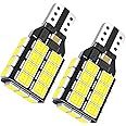 Serundo Auto 912 921 LED Backup Light Bulbs High Power 2835 27-SMD Chips Error Free T15 906 W16W for Back Up Lights Reverse Lights, 3rd Brake Lights, 6000K White (Upgraded, Pack of 2)