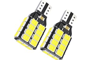 Serundo Auto 912 921 LED Backup Light Bulbs High Power 2835 27-SMD Chips Error Free T15 906 W16W for Back Up Lights Reverse Lights, 3rd Brake Lights, 6000K White (Upgraded, Pack of 2)