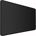 Large Gaming Mouse Pad, 31.5x15.7 inch Large Extended Computer Keyboard Mouse Mat, Water Resist Non-Slip Mousepad Rubber Base Long XXL Desk Mouse Pad for Work & Gaming, Office & Home, Black