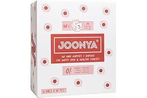 Joonya Baby Diapers, Size 3 M (9-18 lb) - 6 Bags of 28 (168) - **New Range** - NonToxic, Eco-Friendly, Ultra Slim, Overnight Use - Made in Denmark