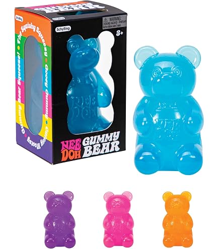 Regentropfen Squishy Fidget Toy – Glitzernder Anti-Stressball Mit Abnehmbarem Sockel