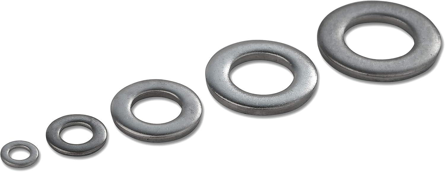 OPIOL QUALITY Unterlegscheiben M5 Edelstahl A2 - 50 Stück DIN 125