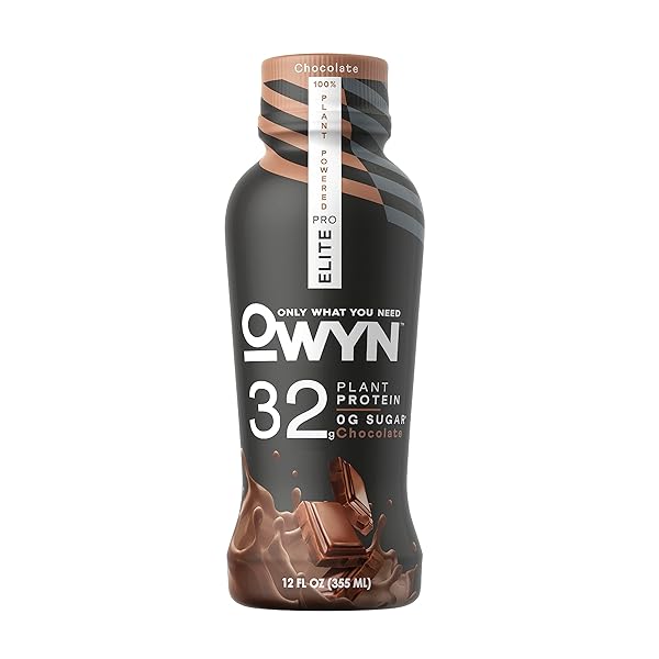 OWYN CHOCOLATE PRO ELITE PLANT PROTEIN SHAKE, 12 FZ
