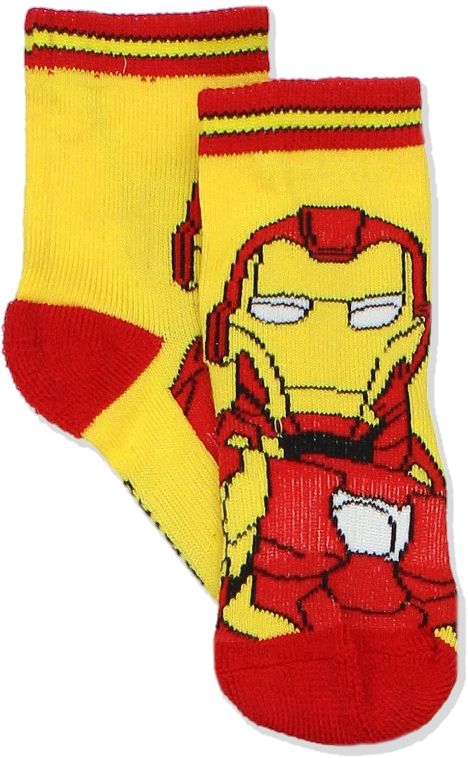Super Hero Adventures Spider-Man Boys 6 pack Athletic Crew Socks (Baby/Toddler): Clothing