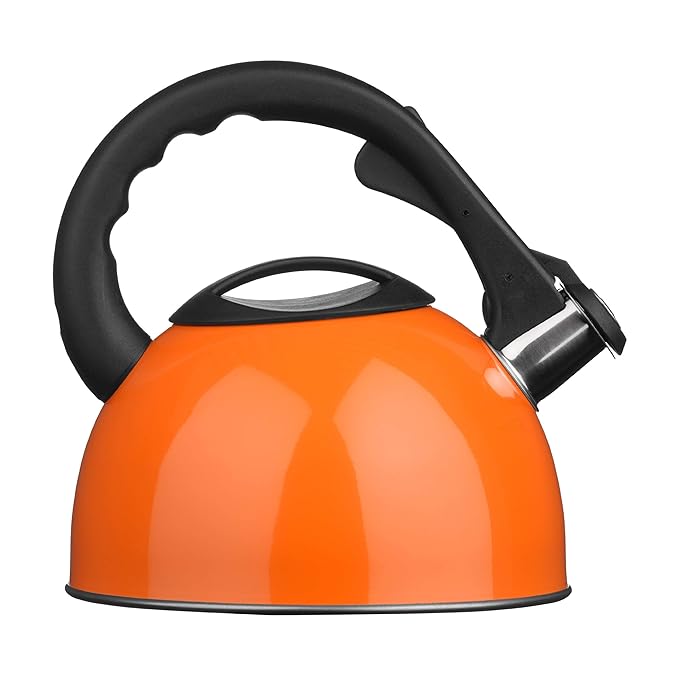 Premier Housewares Whistling Kettle, 2.5 L Orange Amazon.co.uk