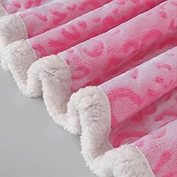 MACEVIA Sharpa Fleece Throw Blanket for Couch Fuzzy