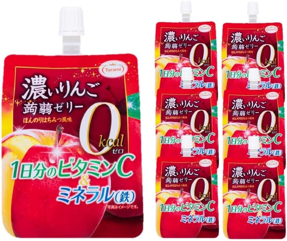 Amazon たらみ 濃い りんご 0kcal 蒟蒻ゼリー 150g 30個セット たらみ ゼリー 通販