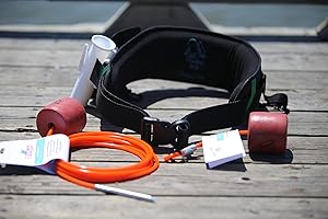 Onkija Wade Fishing Belt - Wading Belt Combo Deal Fishing Belt - Whitley Classic EVO, Stringer, Boga Float, Rod Holder