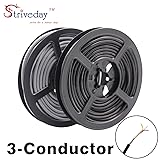 StrivedayTM 2547 28 AWG 5 Meter Grey 3-core Control
