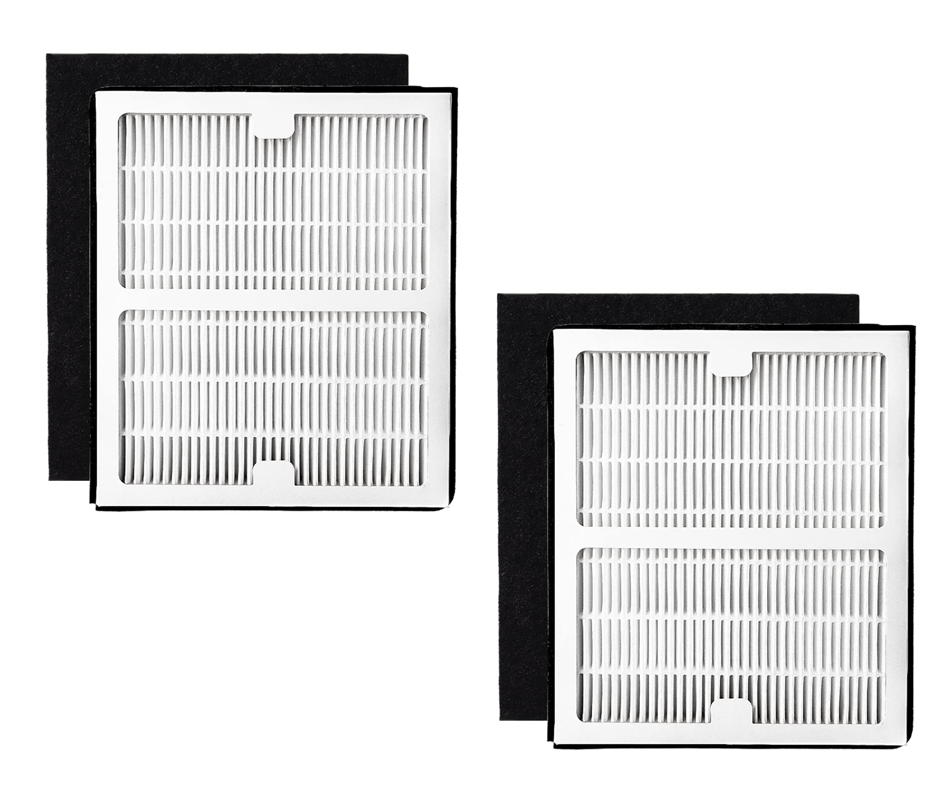 Photo 1 of Gekufa Replacement Filter B Compatible with Idylis AC-2125, AC-2126, IAF-H-100B, IAP-10-125, IAPC-40-140, IAP-10-150, IAP-10-050 for Idylis Air Purifiers Include 2 Filters & 2 Carbon Filters