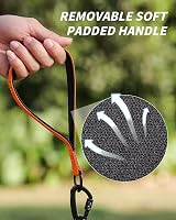 Joytale Training Leads for Dogs Padded Handle 5m 10m 15m 20m Orange 10M view 3
