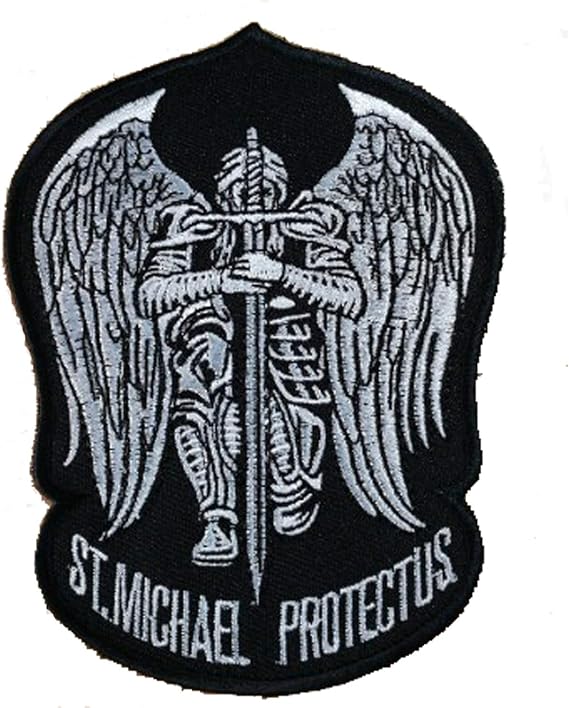 St. Saint Michael Protect Us Embroidered Morale Patch