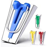 4 Sizes Bias Tape Maker Set,Single and Double Fold Fabric Bias Binding Maker Sew Tools for Fabric Quilting Sewing Crafting DI
