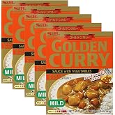 [ 5 Packs ] S&amp;B Golden Curry Sauce with Vegetables Mild 8.10 Ounce