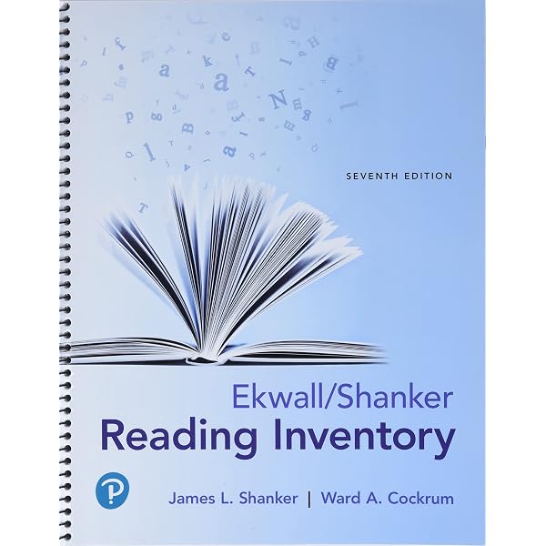 Amazon.com: Ekwall/Shanker Reading Inventory, with Enhanced