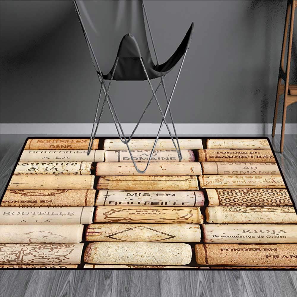 Ivory Peru Winery Decor Collection Customize Floor Mats