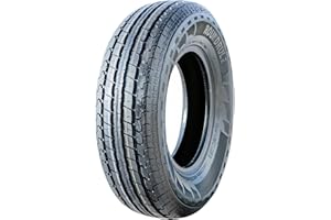 Roundrule ST Hikee Semi Steel Premium Trailer Radial Tire-ST215/75R14 215/75/14 215/75-14 108/103L Load Range D LRD 8-Ply BSW Black Side Wall