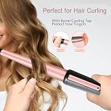 JAETON Hair Curling Wand 13-25MM Ceramic Conical Rose Gold Dual Voltage view 5