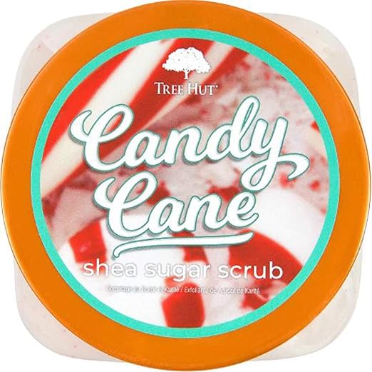 candy cane sugar scrub tree hut