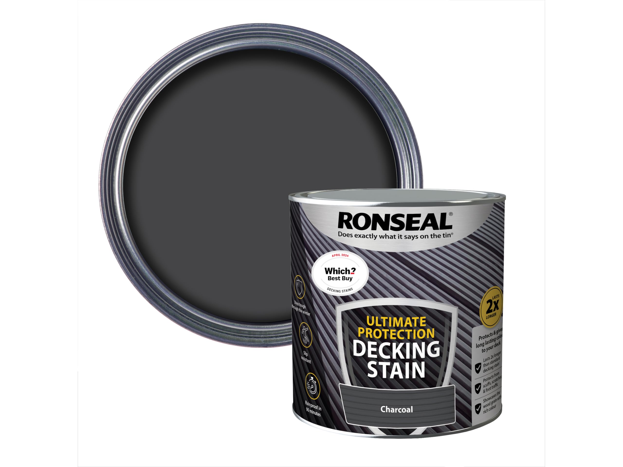 Ultimate Decking Stain 2.5L Charcoal [39108]