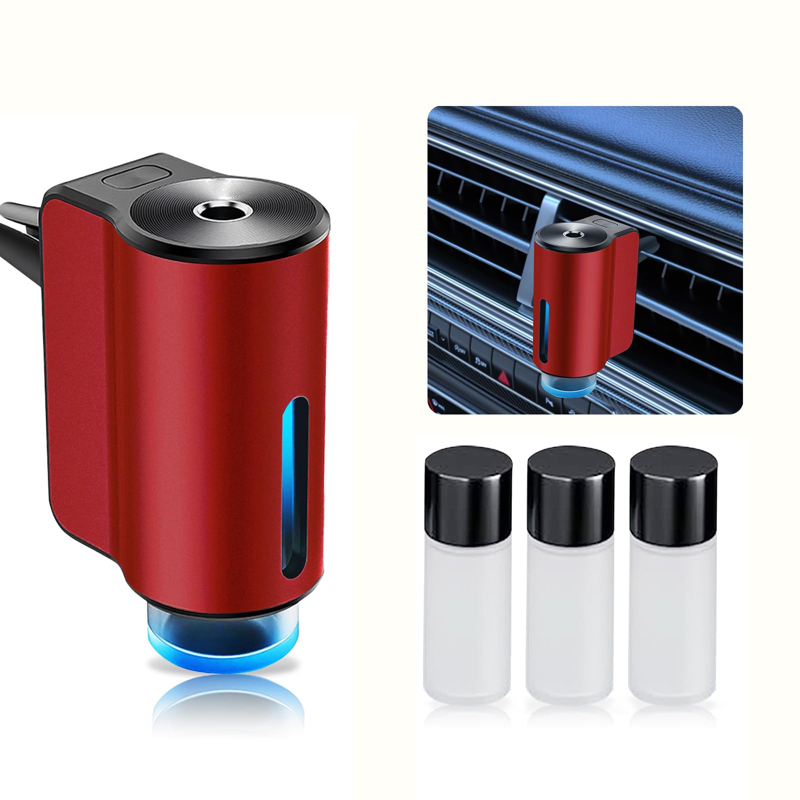 Photo 1 of Shonoppy Smart Car Air Freshener Diffuser,Car Aroma Diffuser Air Freshener Spray Automatic with 3PCS Cologne Aromatherapy Oil