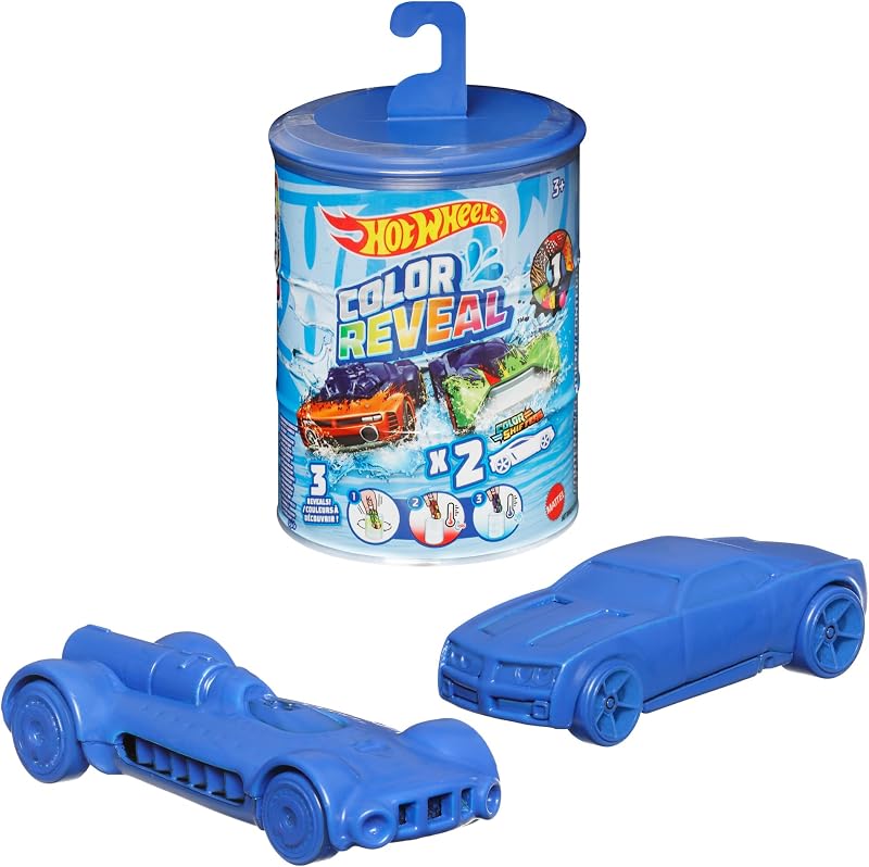 Hot Wheels Color Reveal 2-Pack 1:64 Scale Cars Assorted Styles