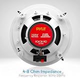 Pyle In Wall In Ceiling Speaker System 20cm Dual 4 Ohm 250W White view 2