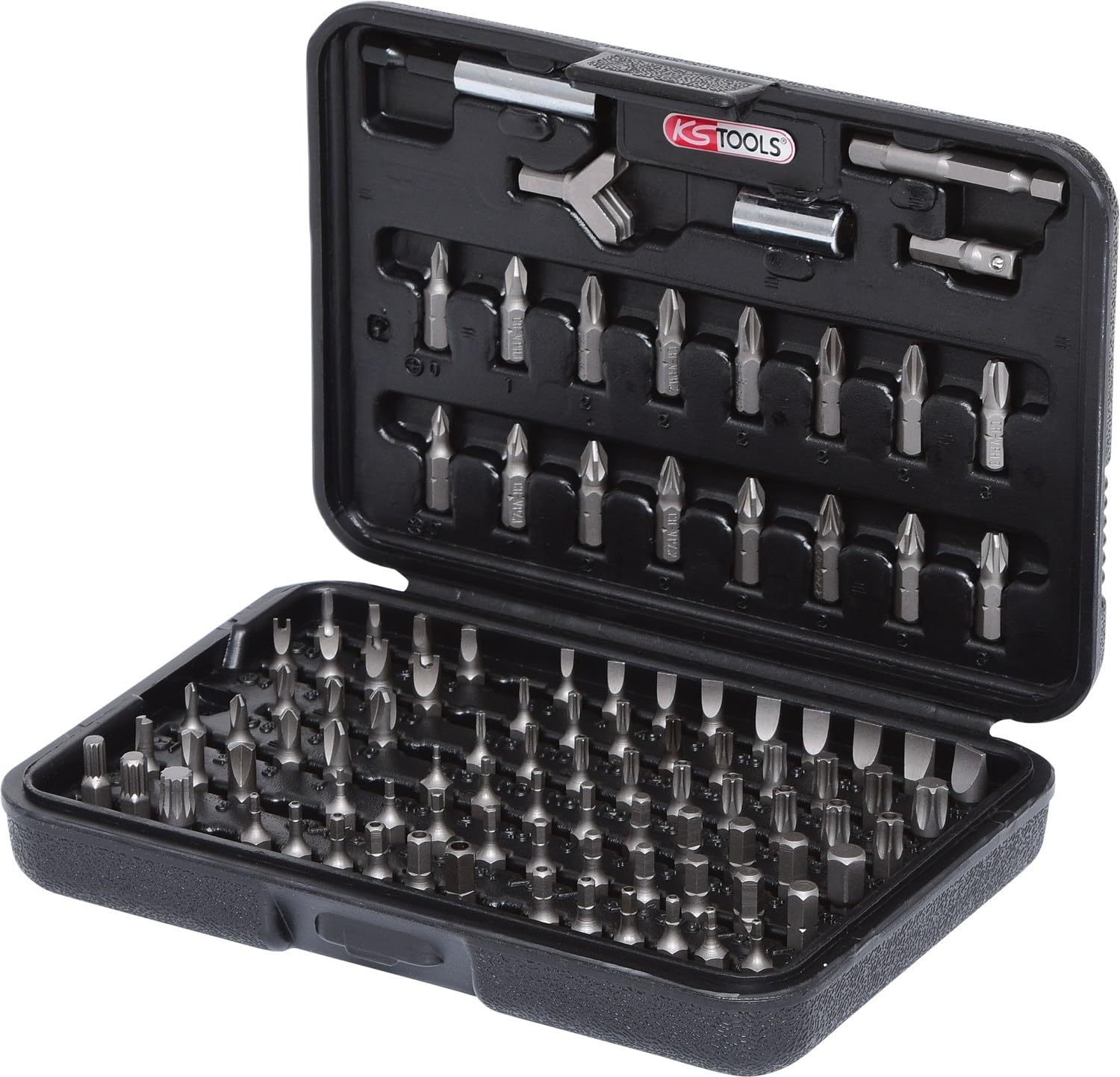 KS Tools 911.2026 1/4-inch Classic Security Bit Set (100 Pieces)