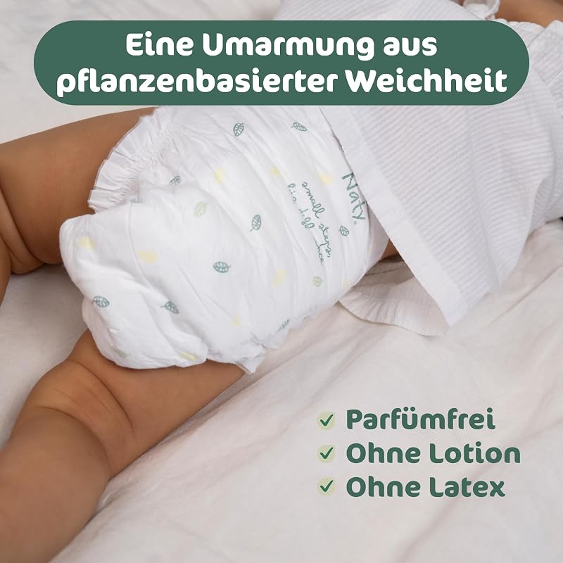 BioEmbrace Baby Windeln, Größe 4 (7–18 kg), 88 Stück