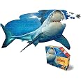 MADD Shape Puzzle Junior - Puzzle A Forma Di Tartaruga Con 100 Pezzi XL. Include Poster Con Curiosità. Dimensioni 83,8 X 61 Cm. Perfetto Per Bambini Dai 5 Anni.