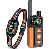 Tallentrol 2-in-1 Dog Bark Collar with Remote &amp; Training Collar, 5-120 lbs | Combo AI bark control + remote training; No-Shock option, 3300FT range, IPX7 waterproof, long battery life, 5-120 lbs