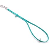 Jelly Pet Grooming Loops 3/8'' x 18'' W/Ring (Teal) | Made in The USA
