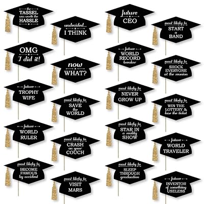 Hilarious Graduation Caps - Gold - Graduation Photo Philippines | Ubuy