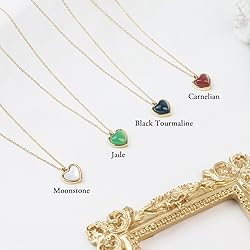 SmileBelle Heart Necklace Abalone Shell Pendent