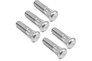 STYMART 5PCS Wheel Studs, 49mm Long & M12x1.5 Wheel Stud and Lug Nuts Compatible with Honda CR-V, Accord, Pilot, Civic, HR-V, Odyssey,Crosstour & Acura RDX, TLX, TL, RL, TSX, NSX, CL
