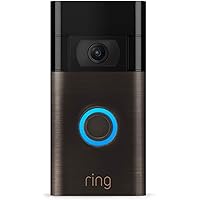 Ring Video Doorbell – 1080p HD video, improved motion detection, easy installation – Venetian Bronze