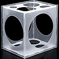 11 Holes Collapsible Plastic Balloon Sizer Cube Box Measurement Tool for for Birthday Wedding Party Balloon Decorations, 2-10 Inch(1)