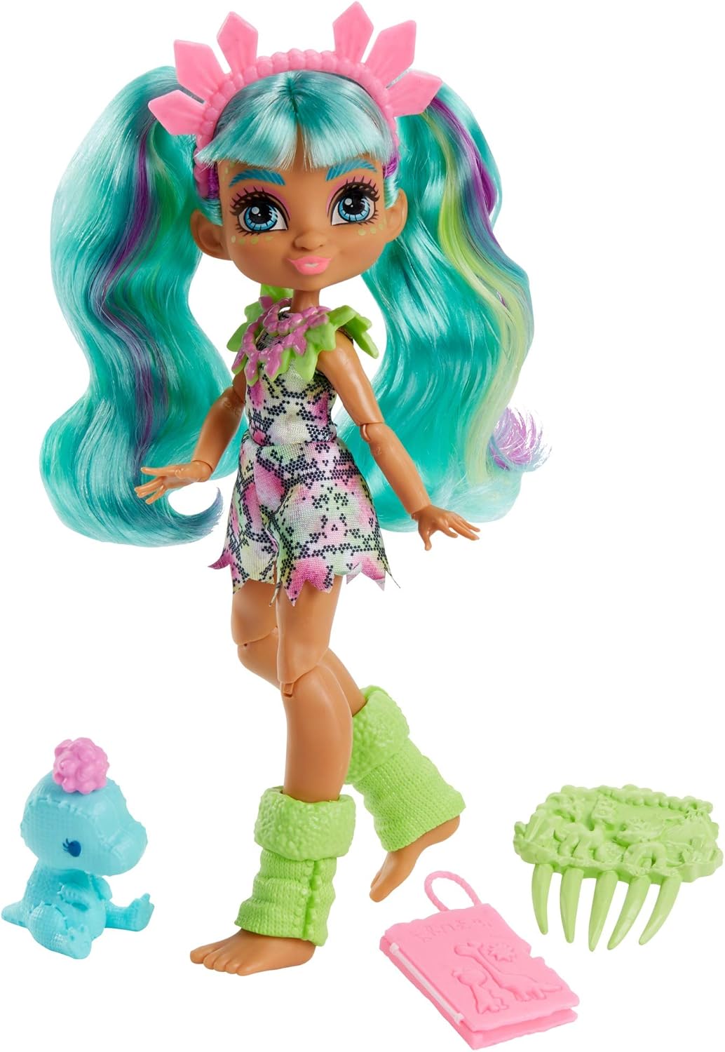 Fisher-Price Cave Club Rockelle Doll and Accessories, Multicolor, Medium