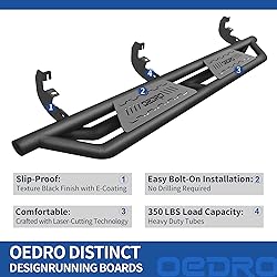 OEDRO Running Boards Compatible with 2015-2024