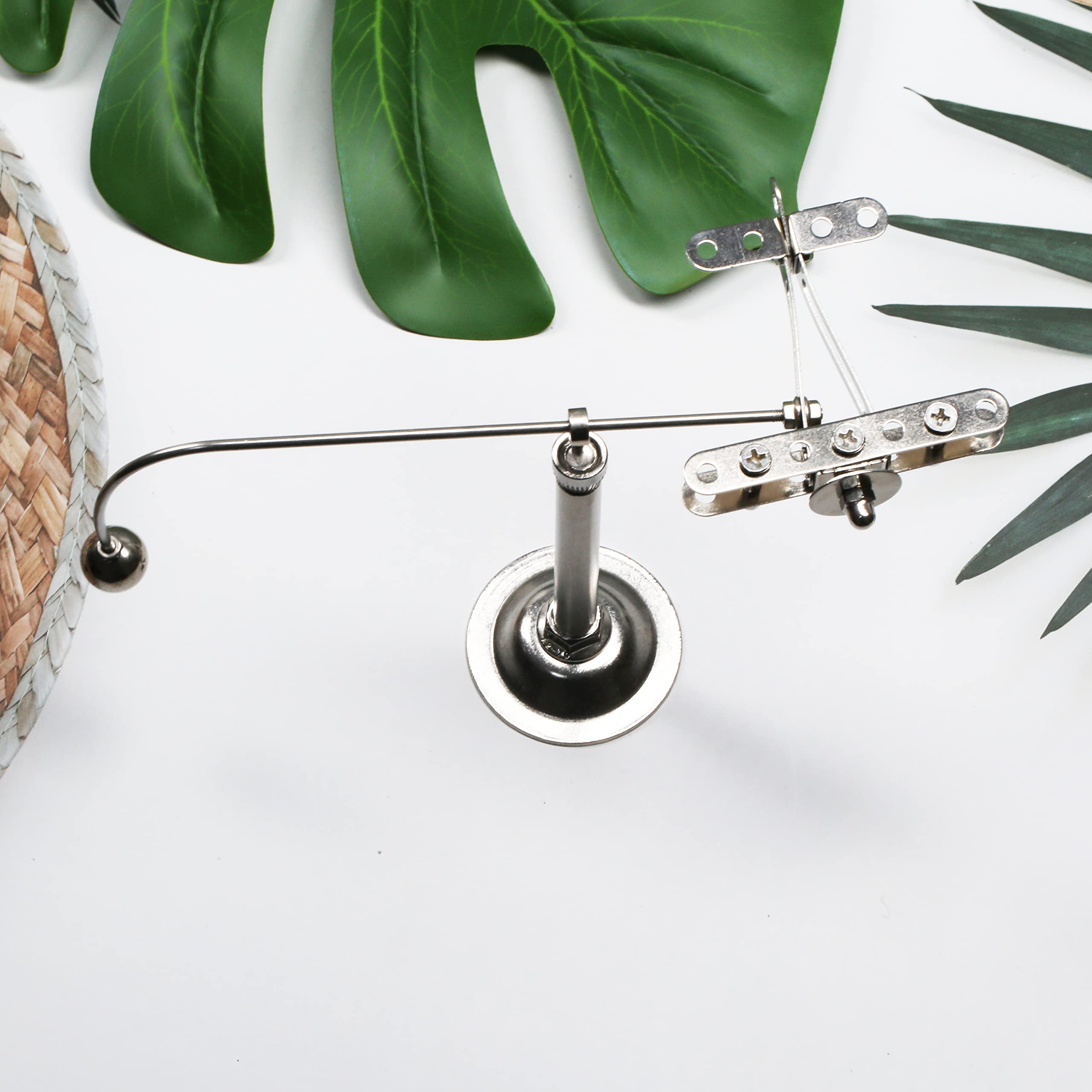 Sunnytech Steel Balance Plane Physics Toy Kinetic Art Balance Toy Balancing Decompressive Science Home Office Toy for Desk Decor WJ066