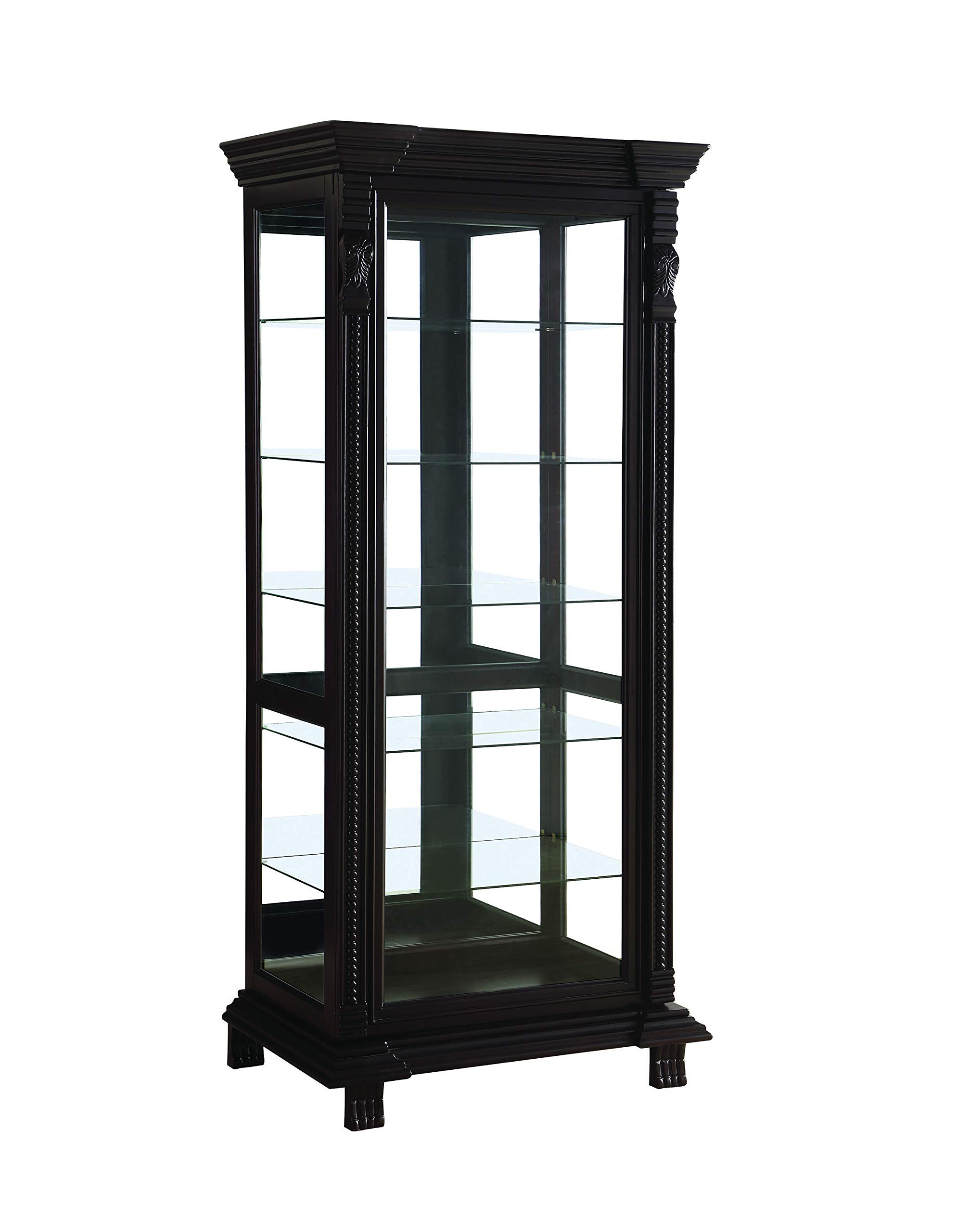 Coaster Furniture Curio Collection 32 x 21 x 75 inches 6 Shelf