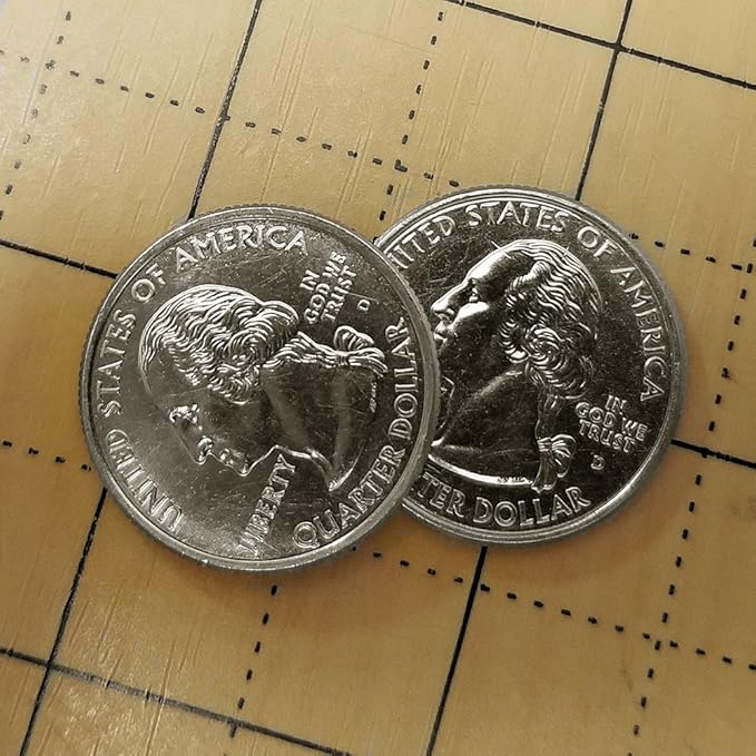 Double Sided Quarter Two Headed Coin by Sasco Precision Coins Toys & Games