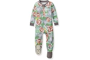 Burt's Bees Baby baby-boys Sleeper Pjs, 100% Organic Cotton, One-piece Footie, Zip Up Jumpsuit, Snug Fit Pajamas