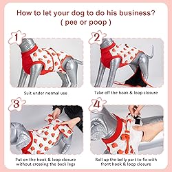 V.PET.B.R Dog Surgery Recovery Suit,Female Male Dog