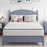 Avenco 6 Inch Twin Mattress, Foam and Spring Hybrid Mattresses in a Box, Medium Soft, Breathable Fabric & Adaptive Support, CertiPUR-US Certified, Twin Size Mattress in Guest and Kids Bedroom