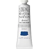 Winsor &amp; Newton Artists' Oil Paint, 37ml Tube, Winsor Blue Green Shade | Formulated with the finest pigments with excellent tinting strength; use thickly or thin to a very fine glaze.