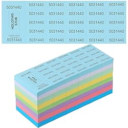 Kosiz 504 Sheets 25 Bid Raffle Ticket with