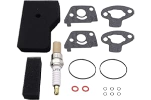 OXCANO 2 Packs Carburetor Bowl Gaskets Set Kit Compatible with Honda Generator EB2000I EB2200IT EU2000I EU2200IT GX100 & Maintenance Tune Up Kit with Air Filters, Spark Plug, Mounting Gaskets
