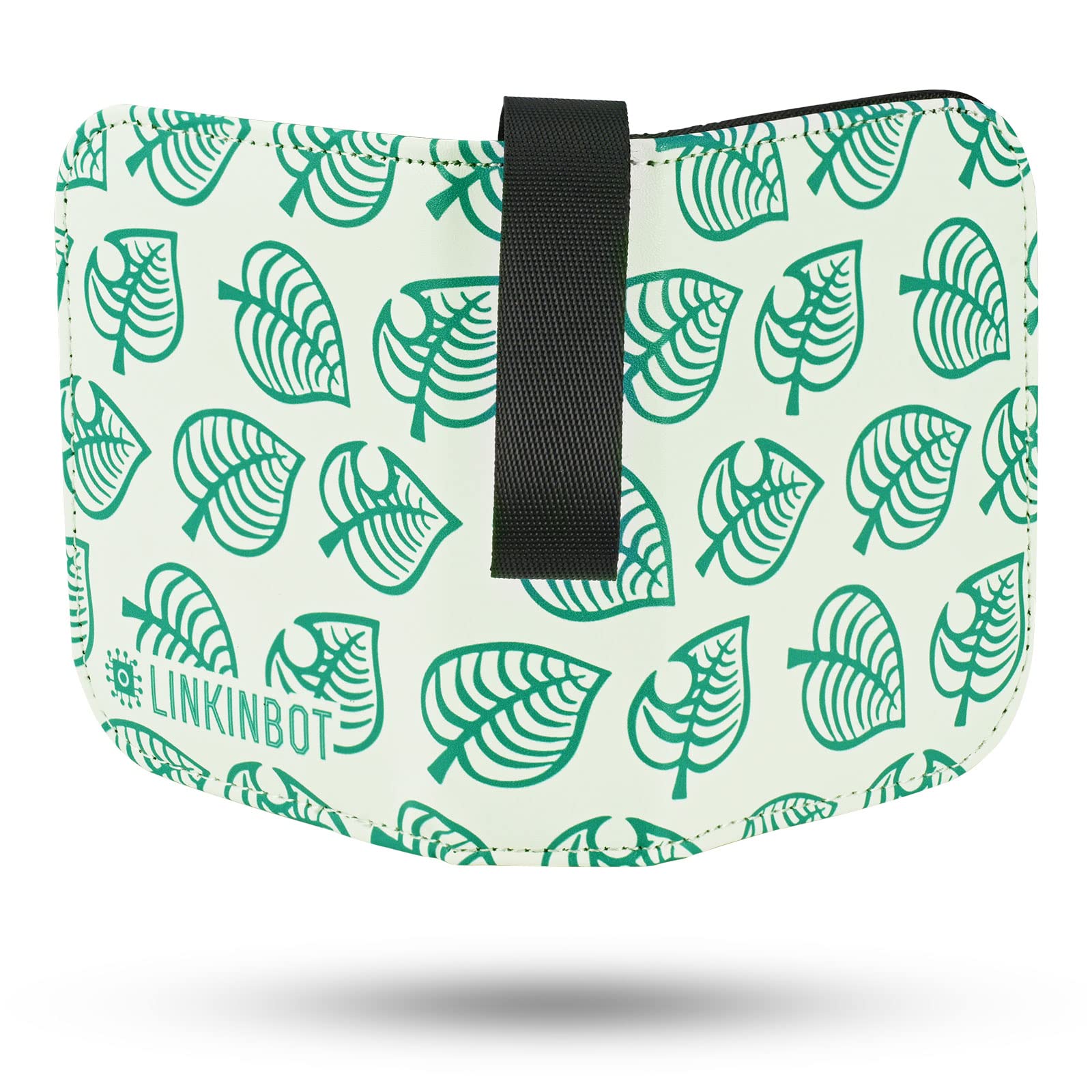 80 Pockets Binder Holder for Animal Crossing Amiibo Cards, Fits 80 Pcs 2.5 x 3.8-Inches Cards with 40 Removable Sleeves (Leaf, Full-Size Binder)